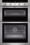 Neff U15M52N3GB Double Electric Oven, Stainless Steel