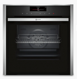 Neff B48FT78N1B Built-In Oven, Stainless Steel Electric Steam Oven Slide & Hide