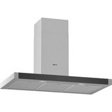 Neff D94BHM1N0B 90cm Black Stainless Steel Chimney Hood