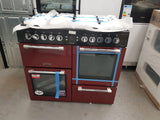 Leisure Cookmaster CK100F232R 100cm Dual Fuel Range Cooker RED LPG Convertible