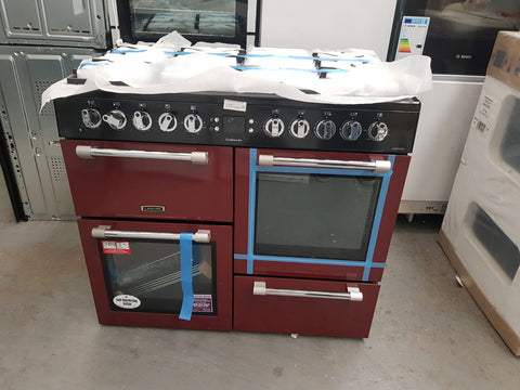 Leisure Cookmaster CK100F232R 100cm Dual Fuel Range Cooker RED LPG Con ...