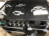 RANGEMASTER Kitchener 90 KCH90DFFBL - 90cm Dual Fuel Rangecooker - Black