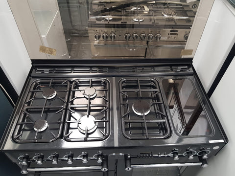 RANGEMASTER 110cm Range cooker Black Chrome LPG Ready Safeer Appliances Ltd