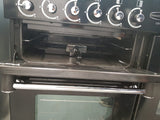 RANGEMASTER 110cm Range cooker - Black & Chrome // LPG Ready //
