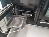 RANGEMASTER 110cm Range cooker - Black & Chrome // LPG Ready //
