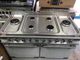 RANGEMASTER Elise 110 Dual Fuel Range Cooker - White & Chrome  LPG Convertible