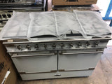 RANGEMASTER Elise 110 Dual Fuel Range Cooker - White & Chrome  LPG Convertible