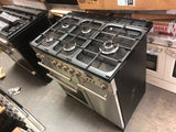 Rangemaster LSK90DFFSS/C Longstock dual fuel cooker 90cm