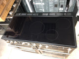 Rangemaster Longstock Deluxe 110cm Induction Hob Range Cooker Black