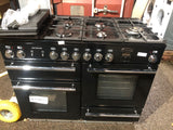 Rangemaster inf110dffcb Infusion 110cm Dual Fuel Cooker Charcoal Black