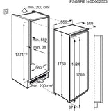 AEG SKK8182VDC Integrated Larder Fridge