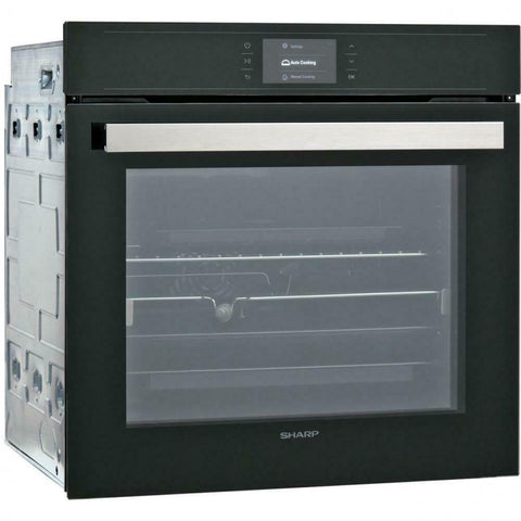 Sharp KS-70T50BHH Multifunctional Built In Electric Black Single Oven