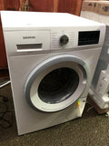 Siemens WM14N202GB Washing Machine Integrated 8Kg 1400 RPM C Rated White