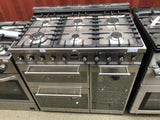 Smeg SY93 Symphony Dual Fuel Range Cooker Stainless Steel 90cm LPG Convertible