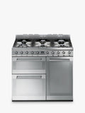 Smeg SY93 Symphony Dual Fuel Range Cooker Stainless Steel 90cm LPG Convertible