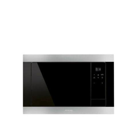 Smeg FMI320X 60cm Stainless Steel Built in Grill Microwave Oven