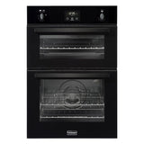 Stoves BI900G - 90cm TALL Built In Gas Double Oven - Black (444444843)