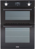 STOVES Professional SGB900MFSe - 90cm Gas Double Oven - Black [444440933]