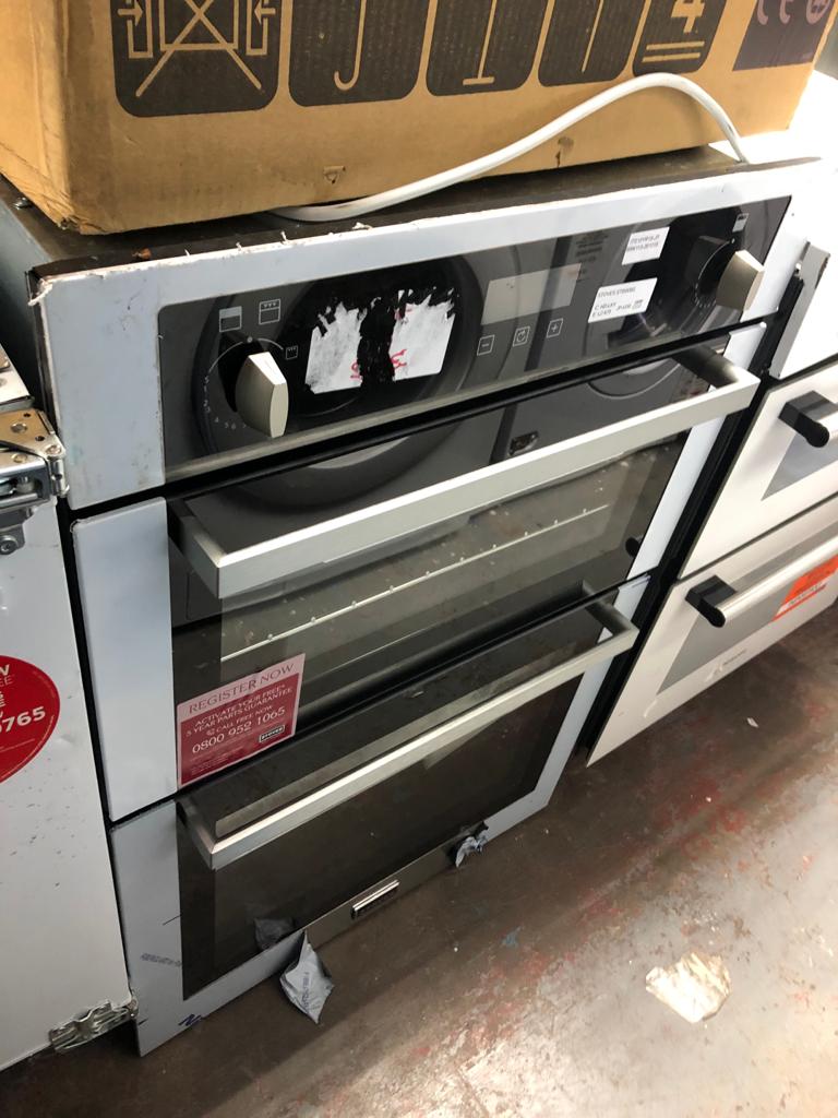 Stoves STBI900G BuiltIn Double Gas Oven, Stainless Steel Safeer