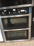 NEFF U17M42N5GB Electric Built-under Double Oven - Stainless Steel