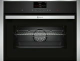 NEFF C27CS22H0B BUILT-IN COMPACT OVEN STAINLESS STEEL TOUCH PYROLYTIC WIFI