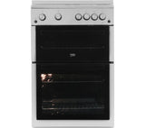 BEKO XTG611S 60cm Double Cavity Oven Grill Gas Cooker Silver