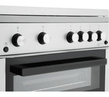 BEKO XTG611S 60cm Double Cavity Oven Grill Gas Cooker Silver