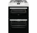 ZANUSSI ZCK66350WA 60 cm Dual Fuel Cooker - White