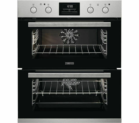 ZANUSSI ZOF35802XK Electric Built-under Double Oven - Stainless Steel