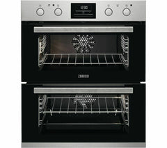 Zanussi built in sale double oven zod35802xk