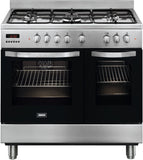 Zanussi ZCK98307XA 90cm Dual Fuel Range Cooker - Stainless Steel