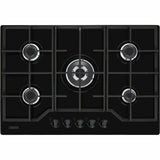 Zanussi ZGGN755K Built In 74cm 5 Burners Gas Hob Black LPG Convertible
