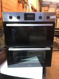 Zanussi ZPHNL3X1 Electric Built-under Double Oven - Stainless Steel