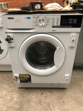 Zanussi Z814W85BI Integrated Washing Machine, 8kg Wash Load, A+++ Energy Rating,