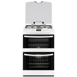 Zanussi ZCK68300W 60cm Dual Fuel Cooker in White