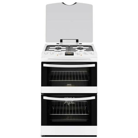 Zanussi ZCK68300W 60cm Dual Fuel Cooker in White