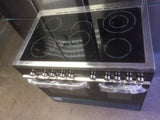 KENWOOD CK408/1 Electric Ceramic Range Cooker - Black