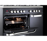 KENWOOD CK503 Dual Fuel Range Cooker 90 cm Black LPG Convertible