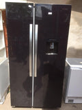 Kenwood KSBSDB15 - American style Fridge Freezer - Black