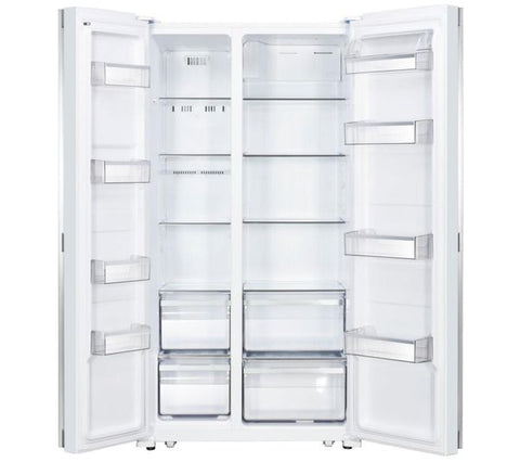 Kenwood fridge freezer white discount