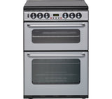 New World Newhome DF600TSIDOm - 60cm Dual Fuel Cooker - Silver [444440042]