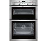 Neff U14M42N3GB - 90cm Built-in Double Electric Oven - Stainless Steel