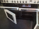 Rangemaster EXL110DFFIV/C Excel 110cm Dual Fuel Range Cooker - Ivory / Chrome