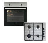 BEKO 2 in 1 OSF21133SX Built-in Electric Oven & Gas Hob Stainless/Steel