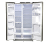 SAMSUNG RSA1RTPN American-Style Fridge Freezer - Silver (With Dispenser)