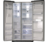 SAMSUNG RSG5UUMH American-Style Fridge Freezer Manhattan Silver Water & Ice