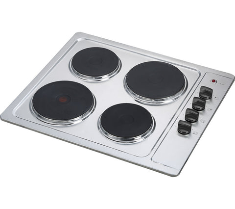 ESSENTIALS CSPHOBX15 Electric Solid Plate Hob - Stainless Steel
