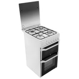 Indesit ITL50GW Single Full Gas Cooker - White