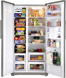 Beko GNEV220S Side-by-side Fridge Freezer with Water Dispenser