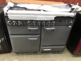 Rangemaster Leckford DL 110 Dual Fuel Slate Chrome 110CM